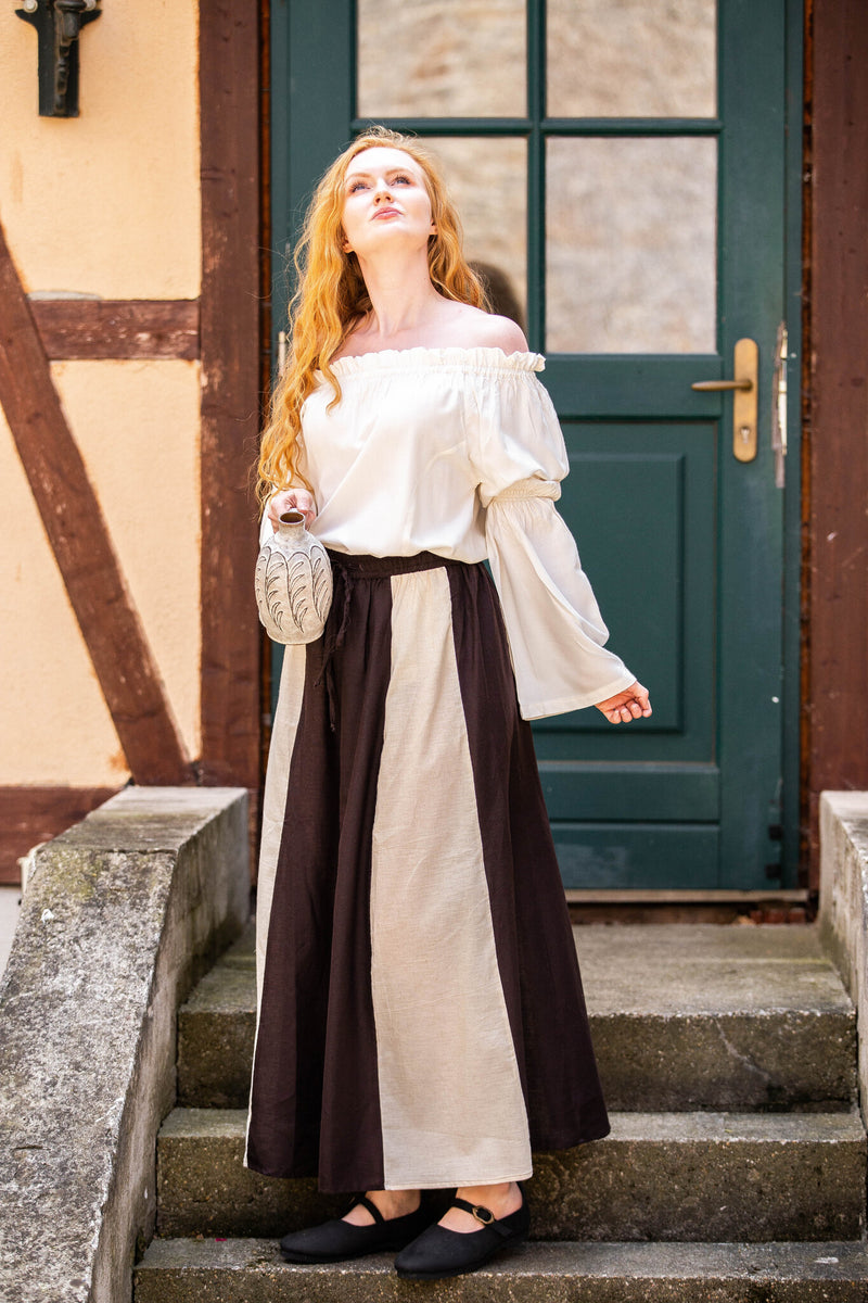 Renaissanceblouse, crème