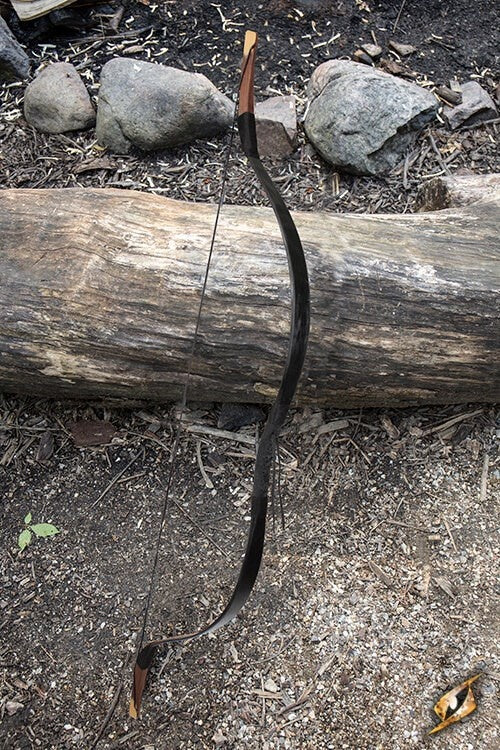 LARP recurve ruiterboog zwart