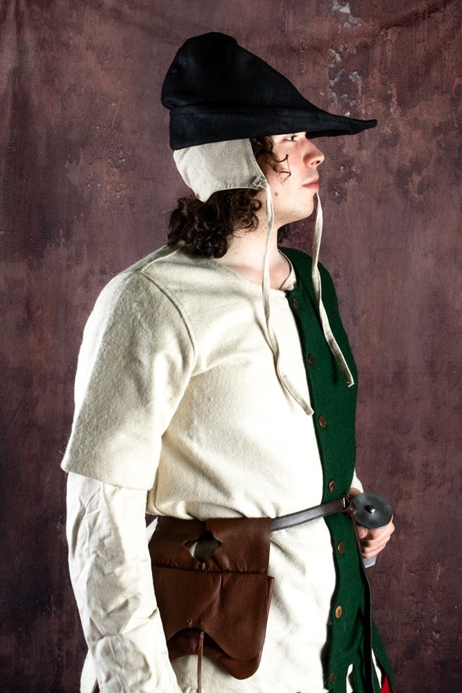 Bycocket, zwart, wolmix