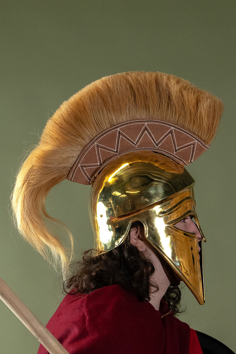 Casco corintio con penacho del yelmo, 1.3 mm 