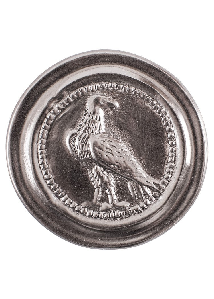 Roman phalera small eagle silver color