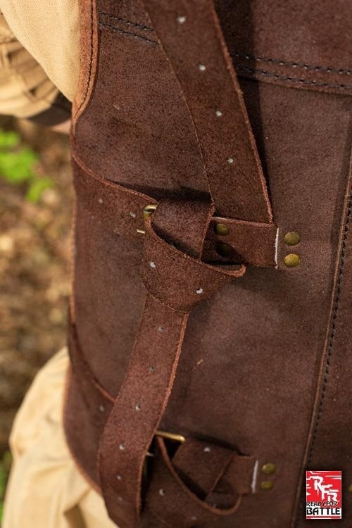 RFB Leren Vikingpantser, bruin