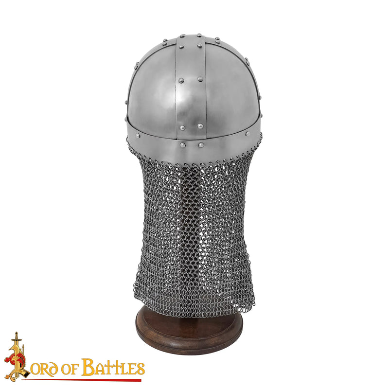 10e eeuwse Viking brilhelm met maliën, 1.6 mm