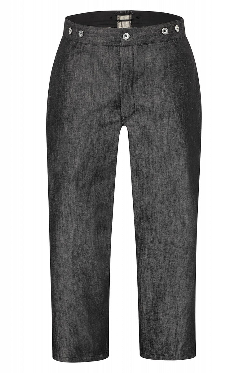 1920 broek Stan, zwart