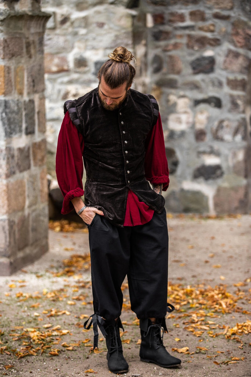 Driekwartsbroek, zwart