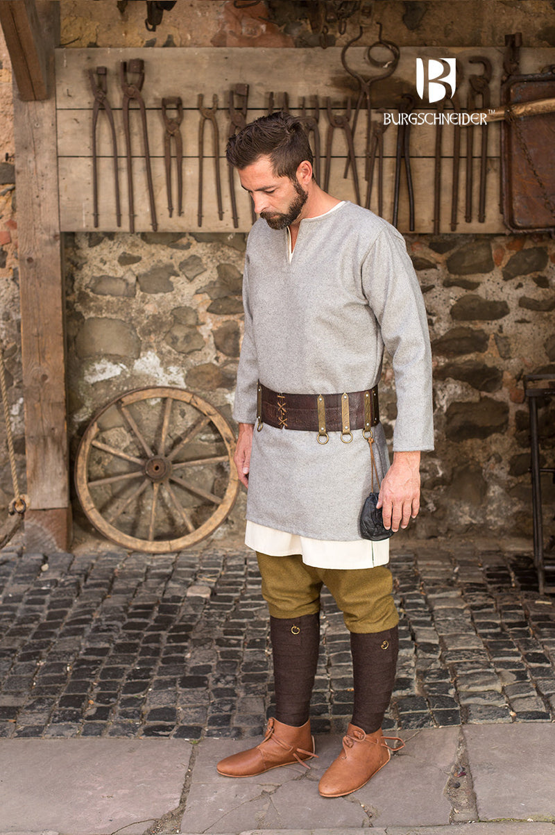 Tuniek Lodin, grijs, wolmix