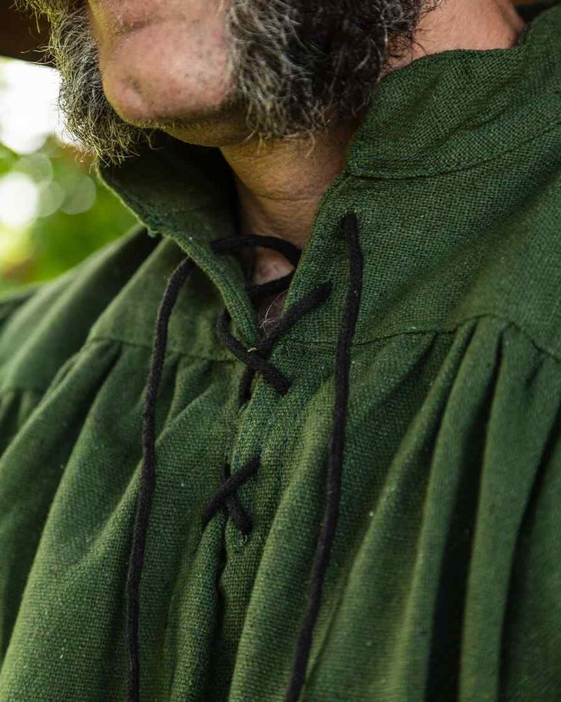 Camicia medievale Ansgar, verde 
