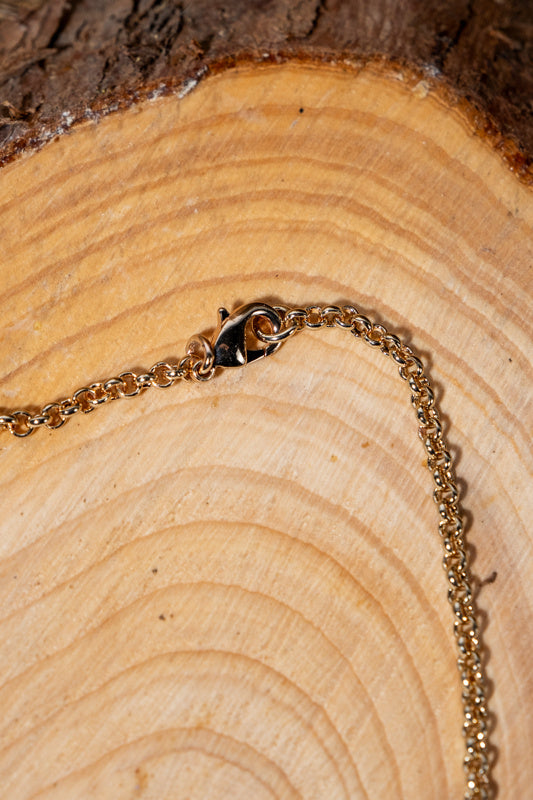 Schakelketting 50 cm, brons