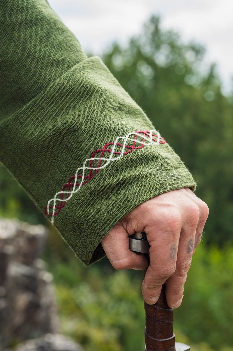 Viking Tunic Wolf Fenrir, Green