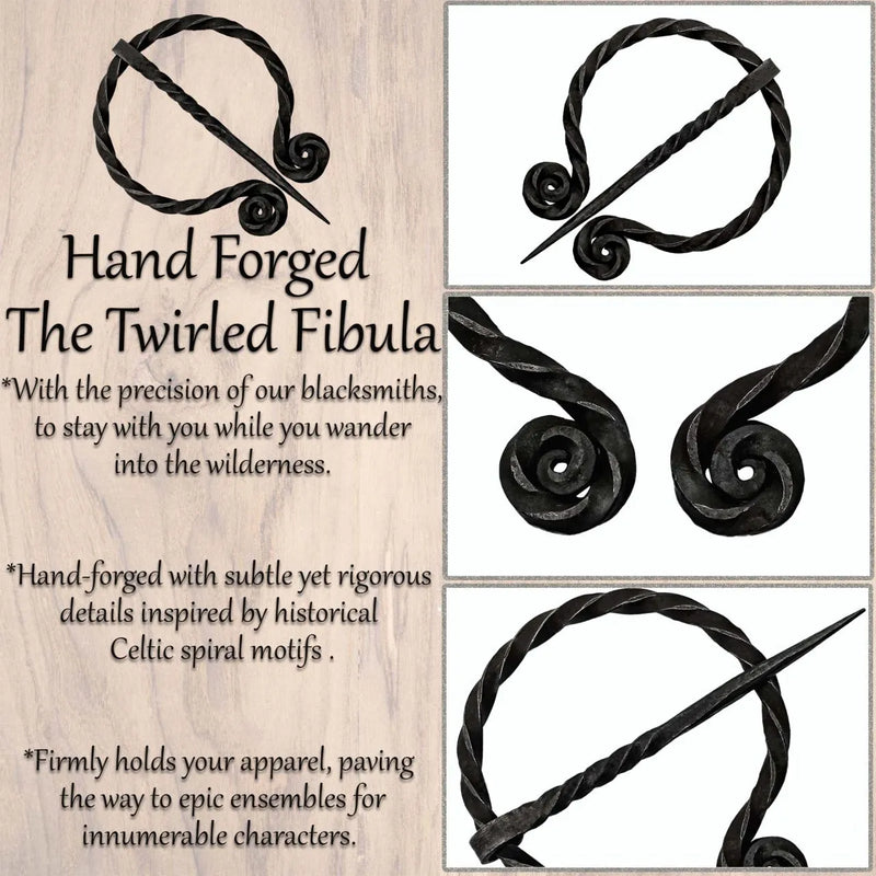 Twisted horseshoe fibula, iron