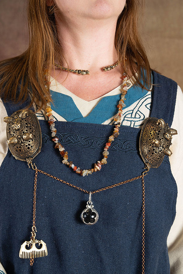 Viking sköldpaddsbrosch Birka, grav 860, brons, pris per styck 