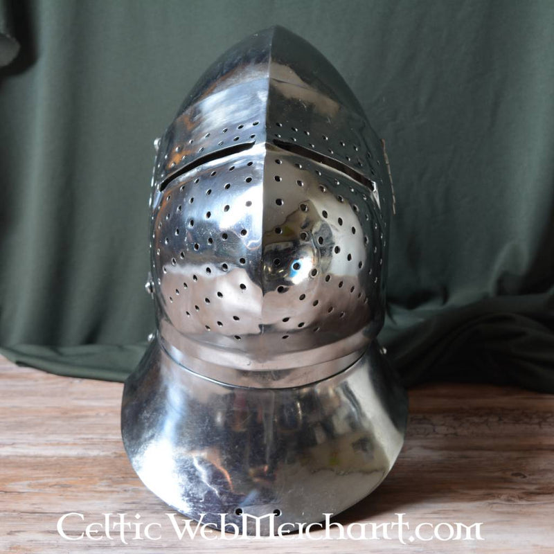 Grote bascinet (1400-1450), 2 mm (battle-ready)