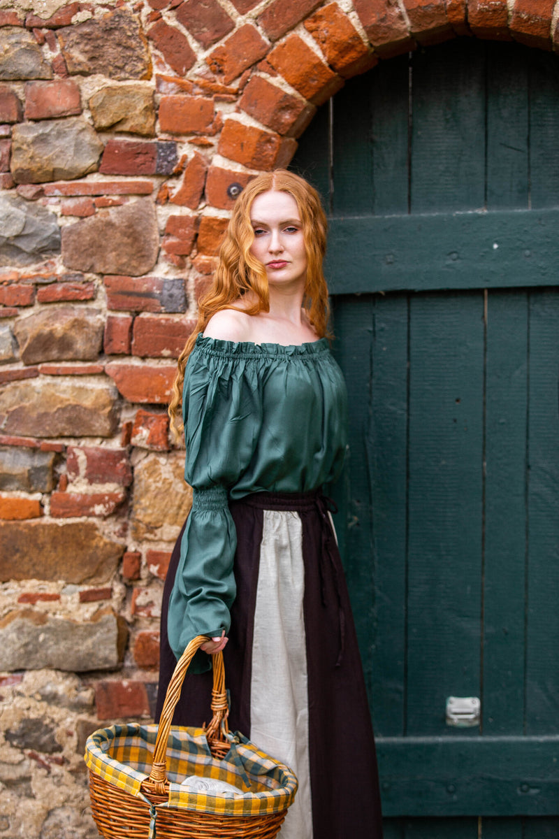 Chemisier Renaissance, vert 