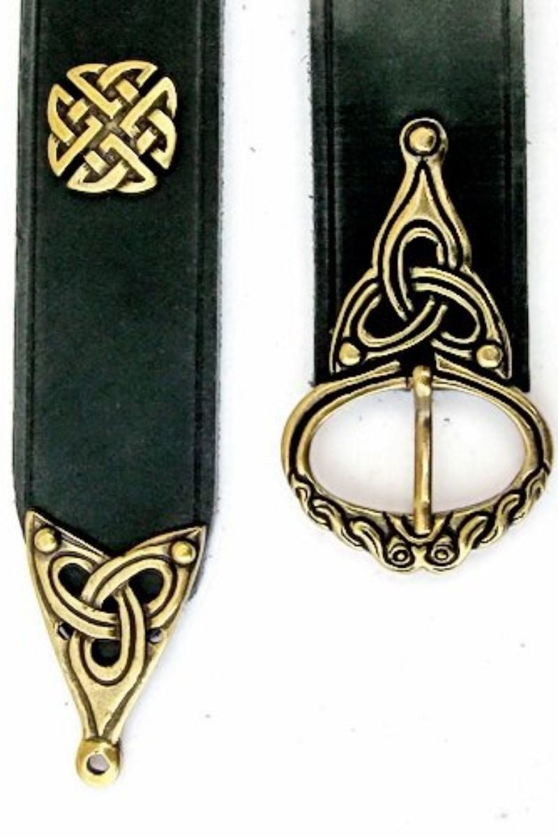 Bälte Borre stil deluxe, svart, 165 cm 