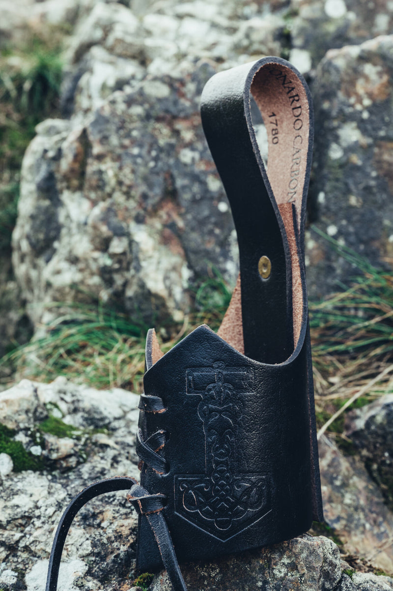 Drinkhoorn houder Thorshamer, zwart