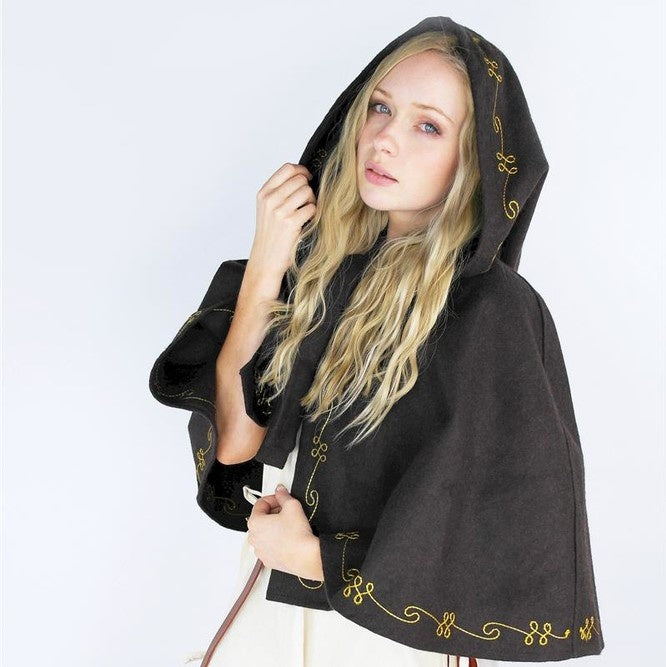 Kaproen Runa, wolmix, bruin