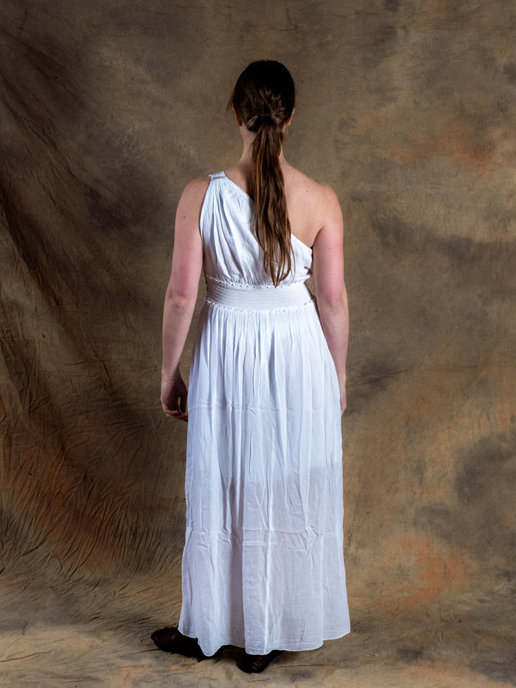 Goddess Dress Gaia, white