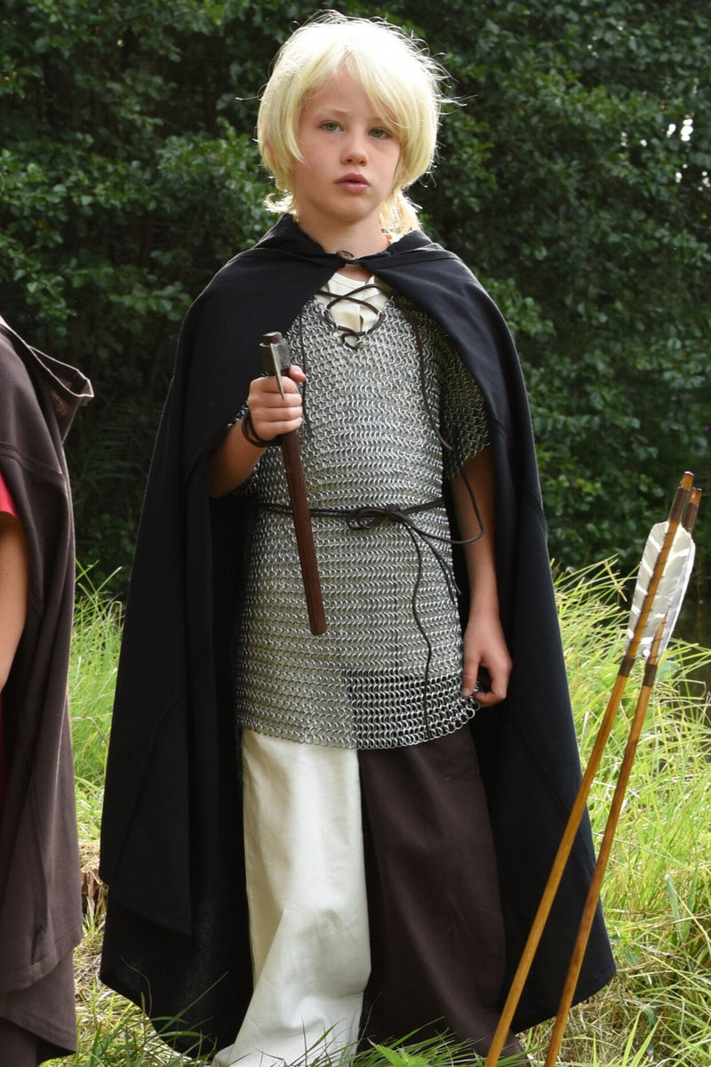 Børnekappe Arthur, sort 