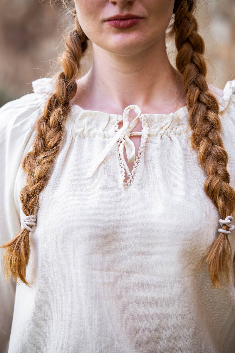 Chemise Fleur crème 