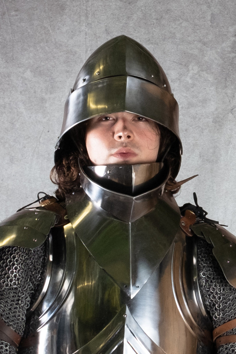 Coventry sallet, 2 mm (battle-ready)