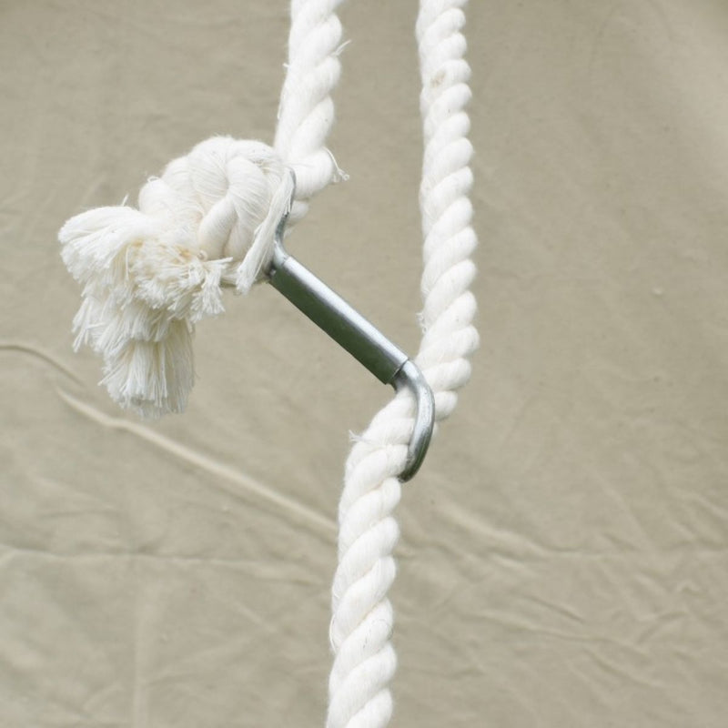 Middeleeuwse tent Herold 4 x 4 m, rood-naturel, 425 gsm