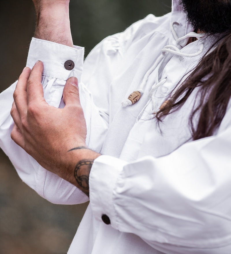 Medeltida skjorta, vit 