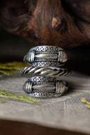 Germaanse IJzertijdring Naustdal, verzilverd brons