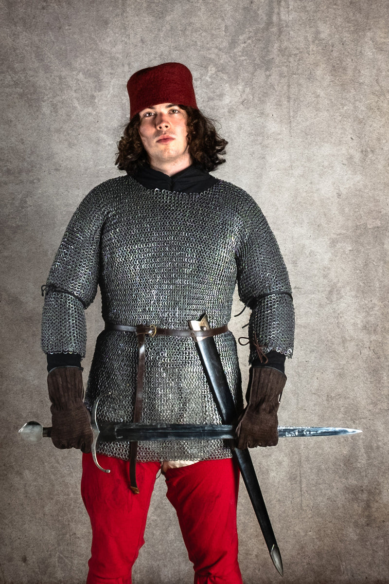 Haubergeon, flade ringe, kileformede nitter 8 mm 