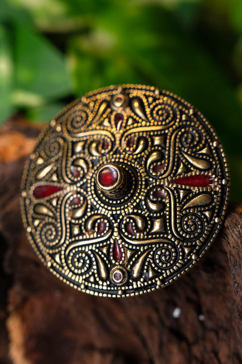 Celtic brooch Auvers Sur Oise, bronze