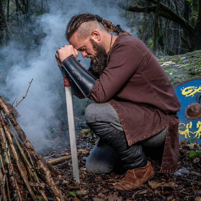 Vegvisir Lederarmschienen, Armschienen, schwarz 