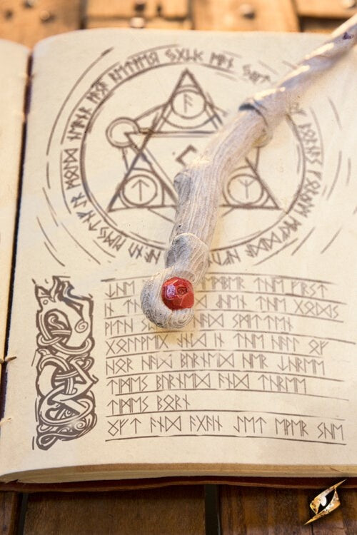 Toverstok druide, wit