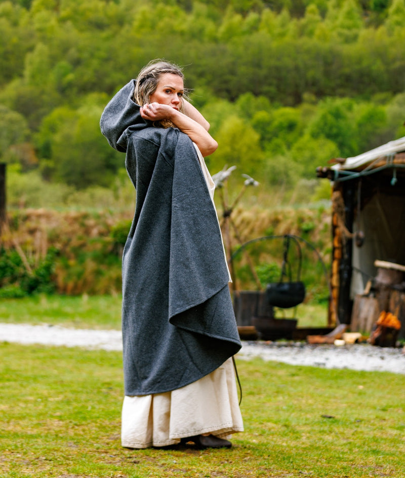 Kappe Felis, grå, uldblanding 