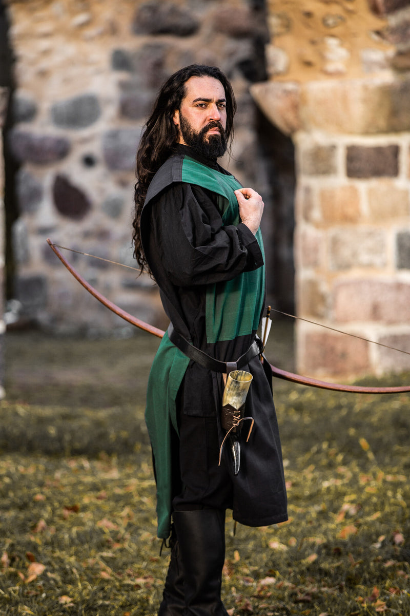 Overkleed, geruit, zwart-groen