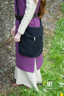 Medieval bolsa Ehwaz, negro 