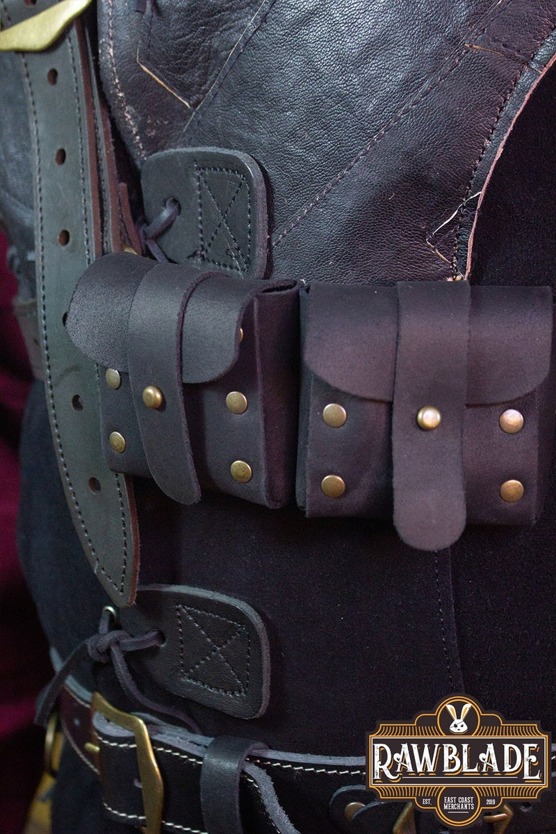 Rogue Harnes met zakjes - zwart