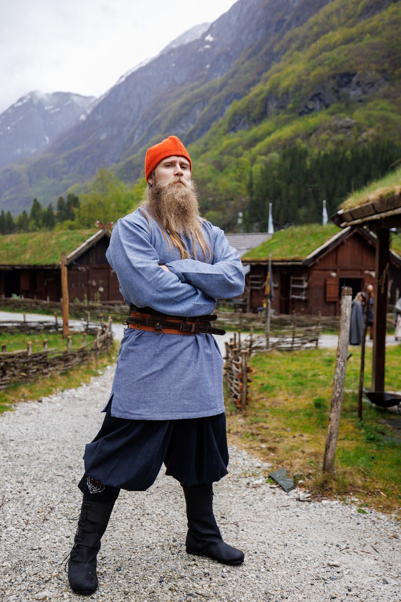 Viking hue Borka, orange, uldblanding 