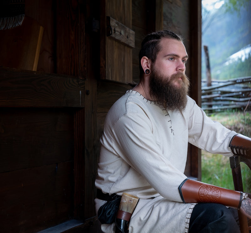 Tuniek met authentieke zoom, crème