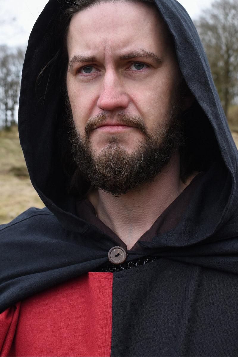 Katoenen mantel Ellyn, zwart