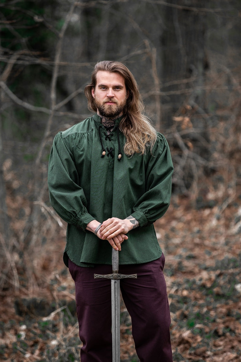 Średniowieczna koszula Georg, zielony