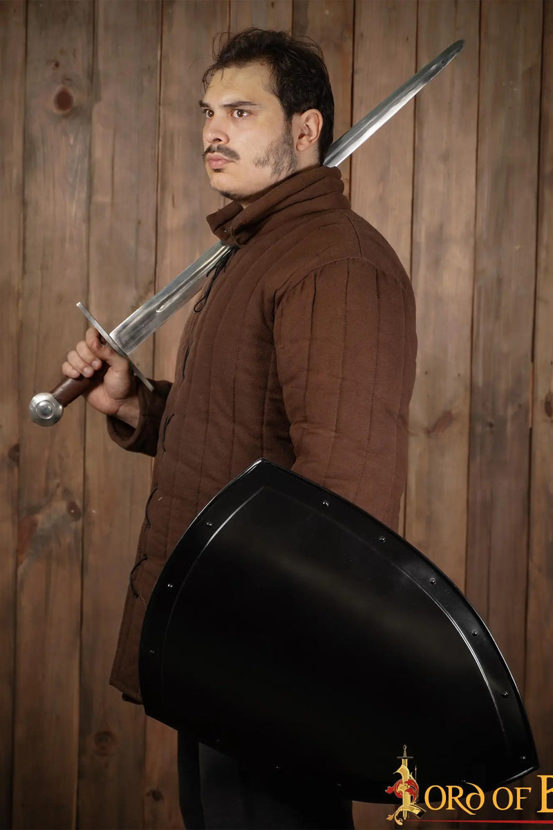 Middeleeuws ridder schild donker