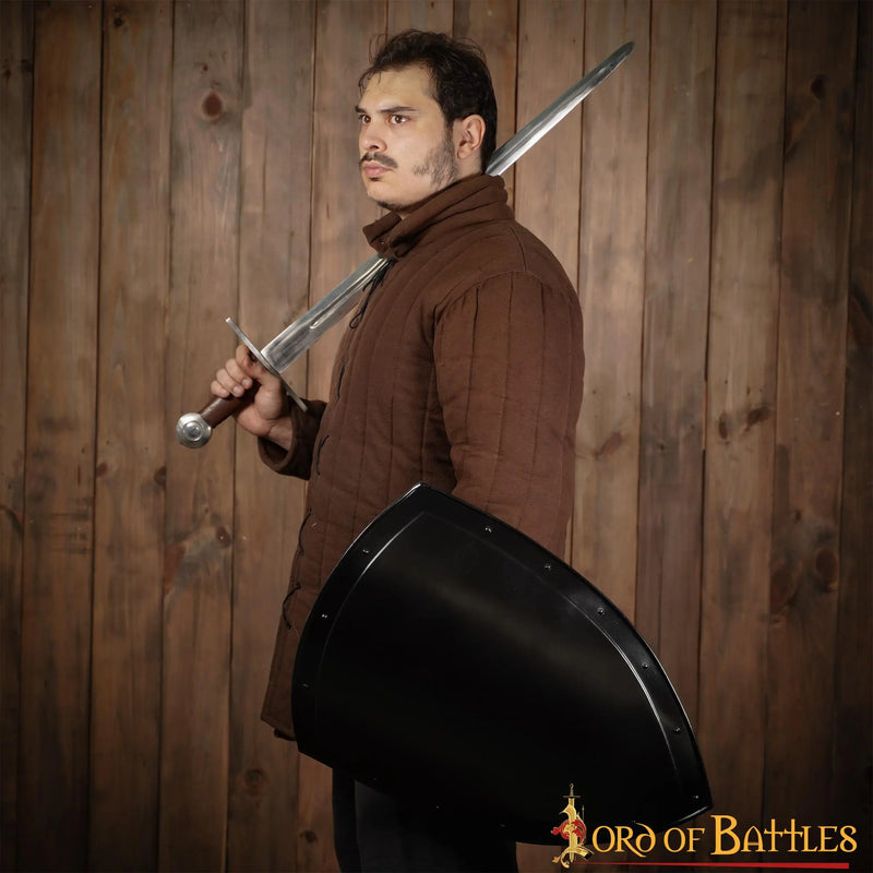 Middeleeuws ridder schild donker