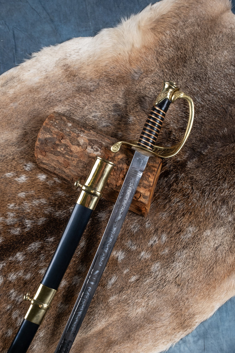 Model 1850 US Staf- en Veldofficiers sabel, semi-scherp