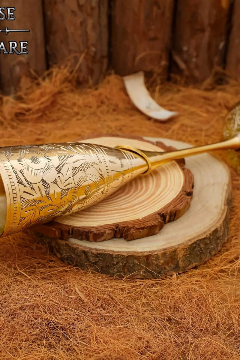 15th century brass chalice