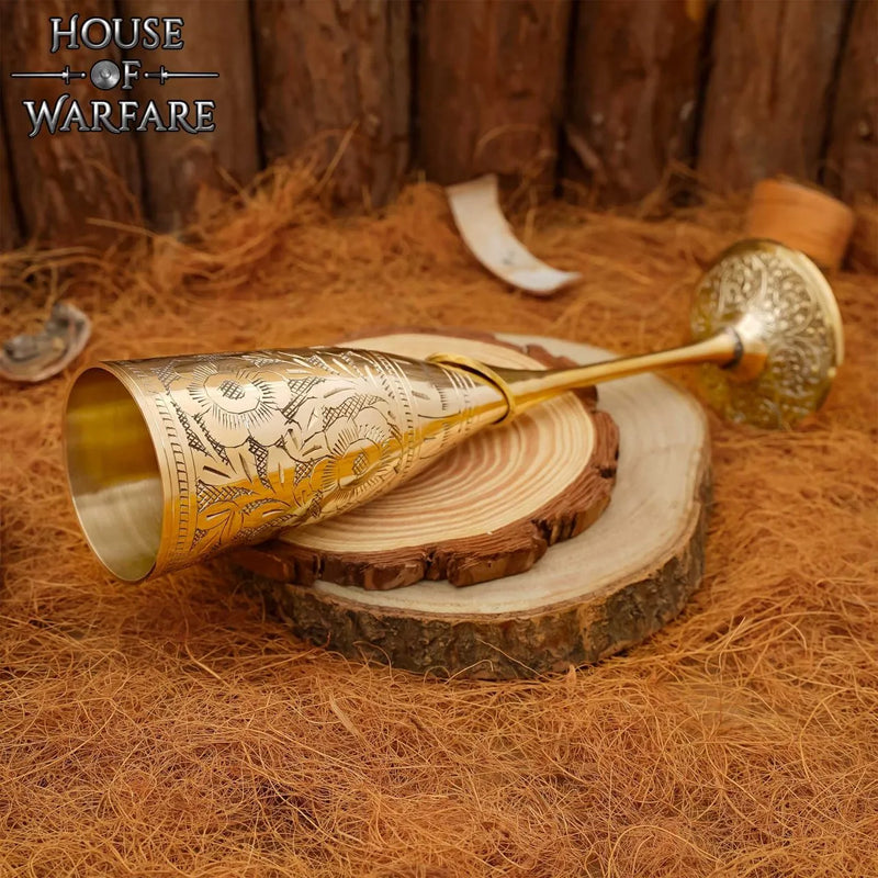 15th century brass chalice