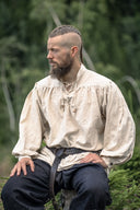 Middeleeuws hemd, crème