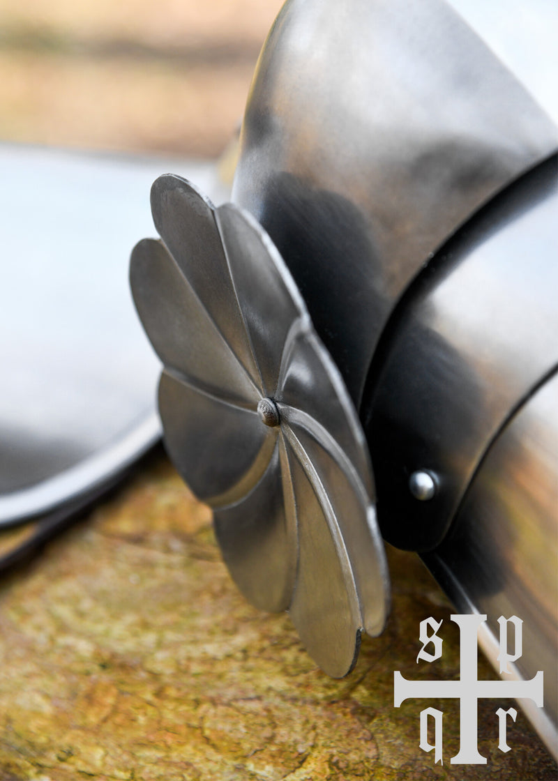 Cuissardes du XVe siècle, cuisses, 1,6 mm 