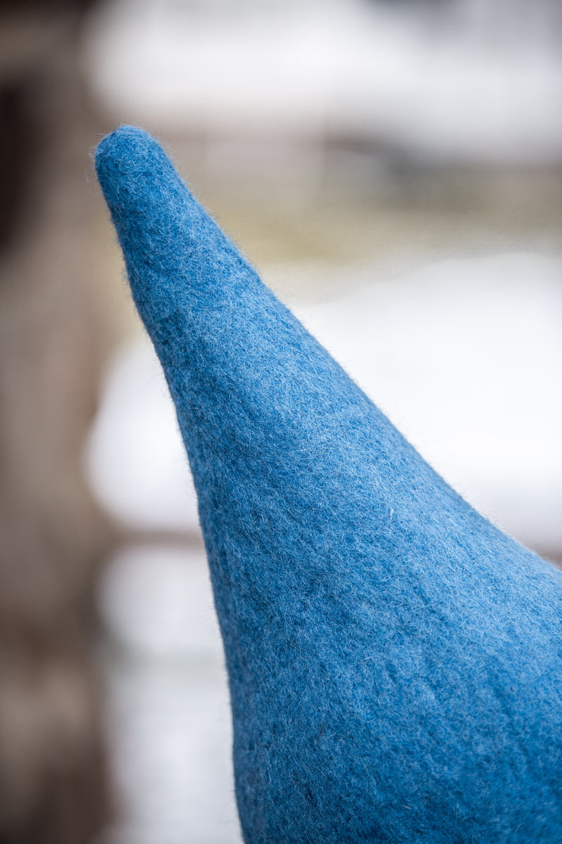 Heksenhoed lichtblauw, wolmix