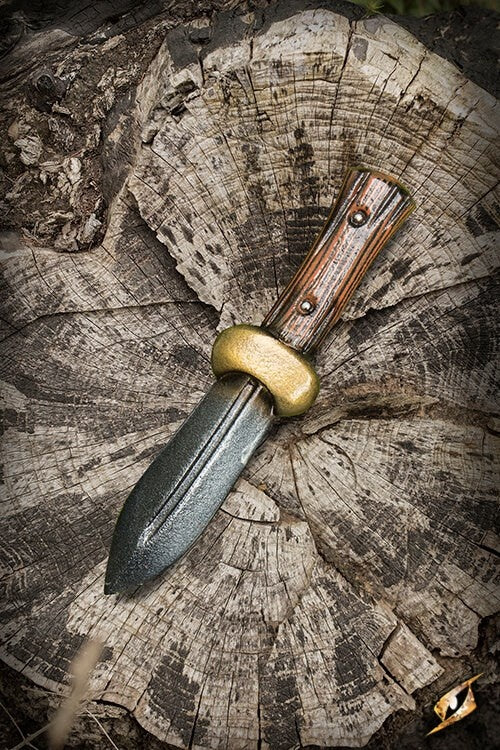 Cuchillo arrojadizo Bootknife, LARP arma 