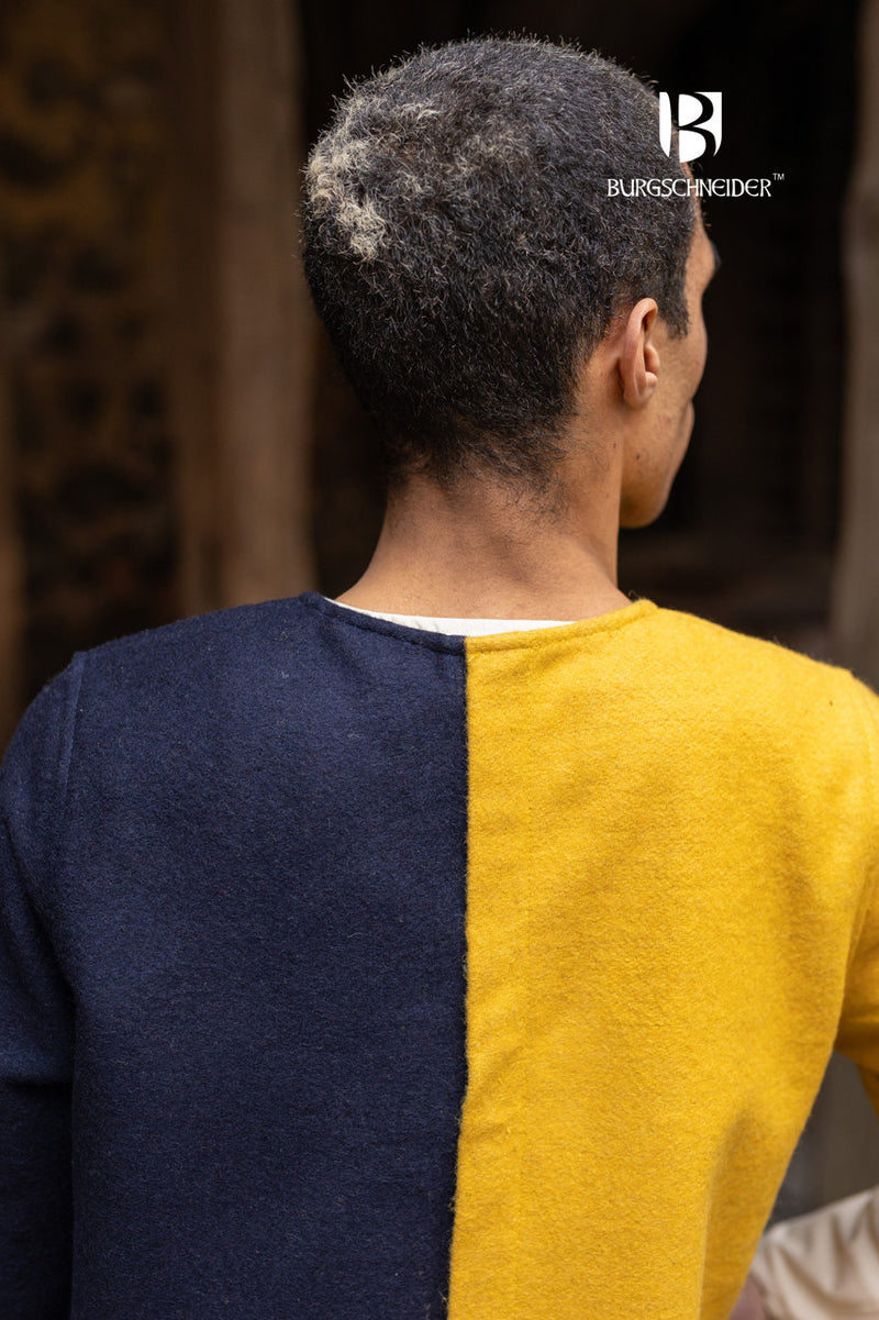 Surcot Aleran, rechts, geel, wolmix