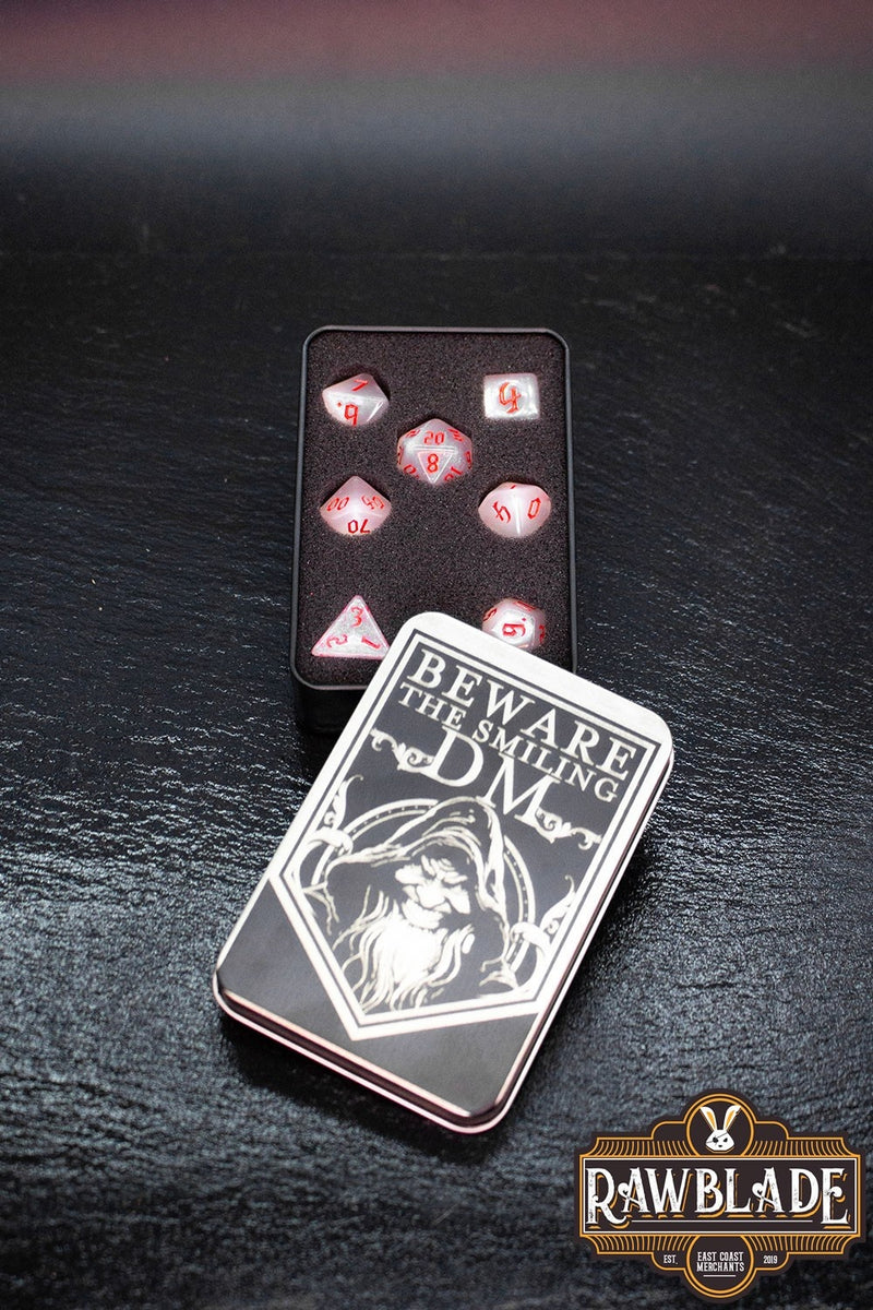 Dés peuvent être configurés - dm souriant 